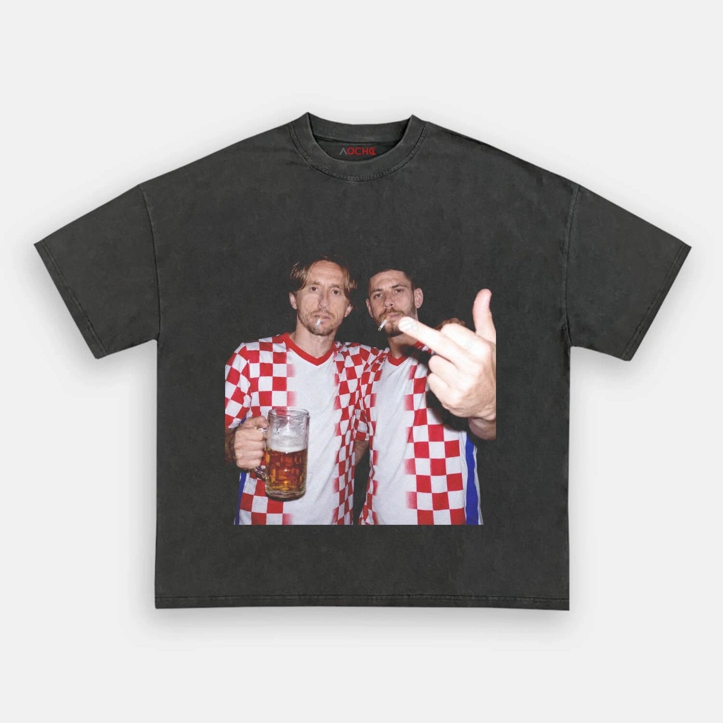 Croatia Football Style Tee