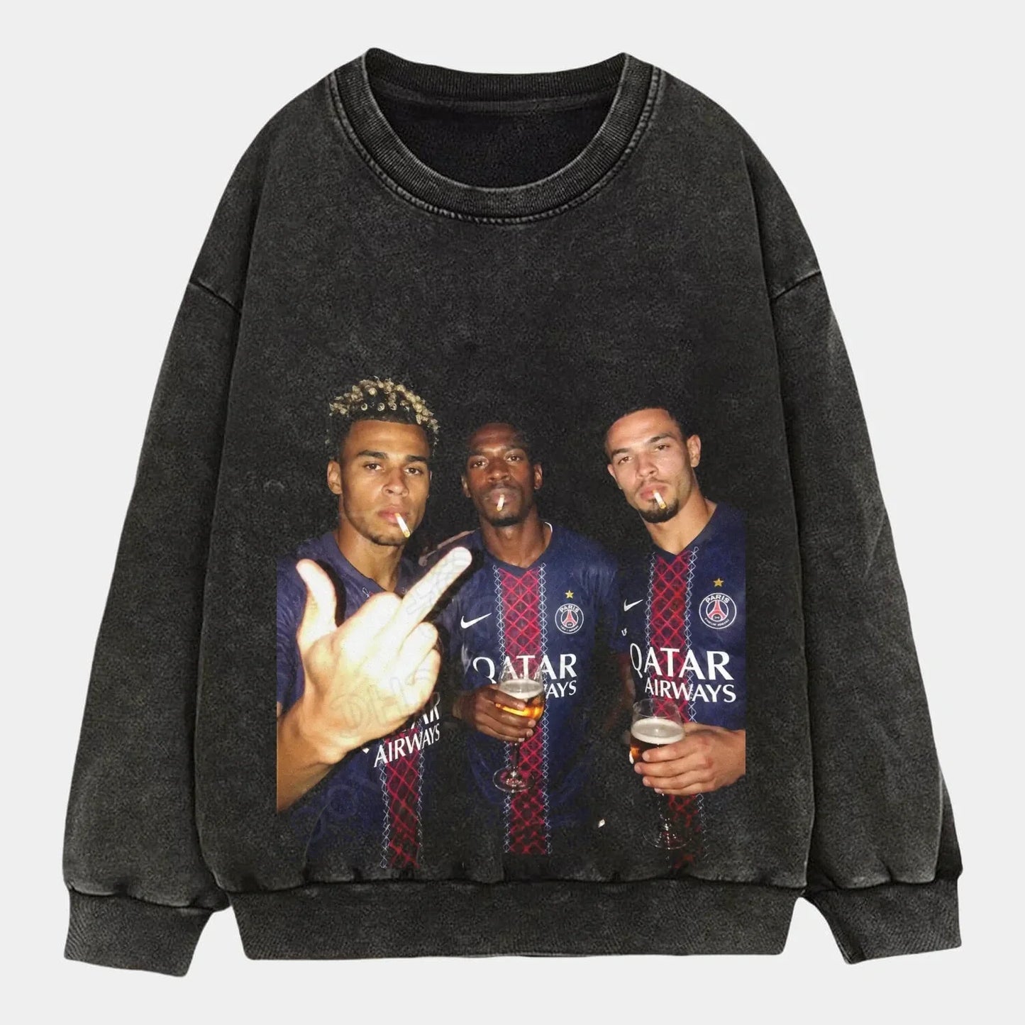 Désiré Doué&Ousmane Dembélé&Warren Zaïre-Emery 2026 Tee 1