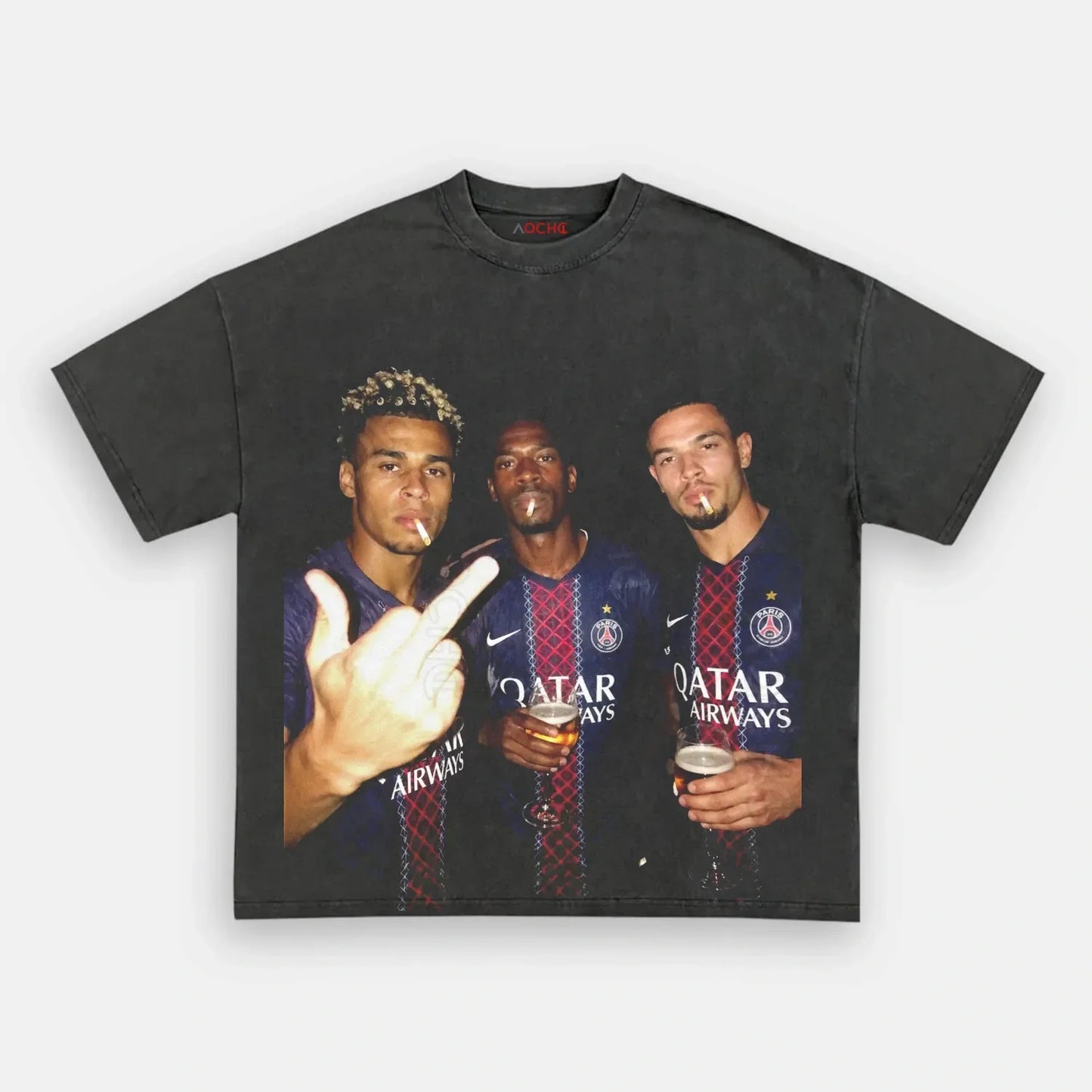 Désiré Doué&Ousmane Dembélé&Warren Zaïre-Emery 2026 Tee 1