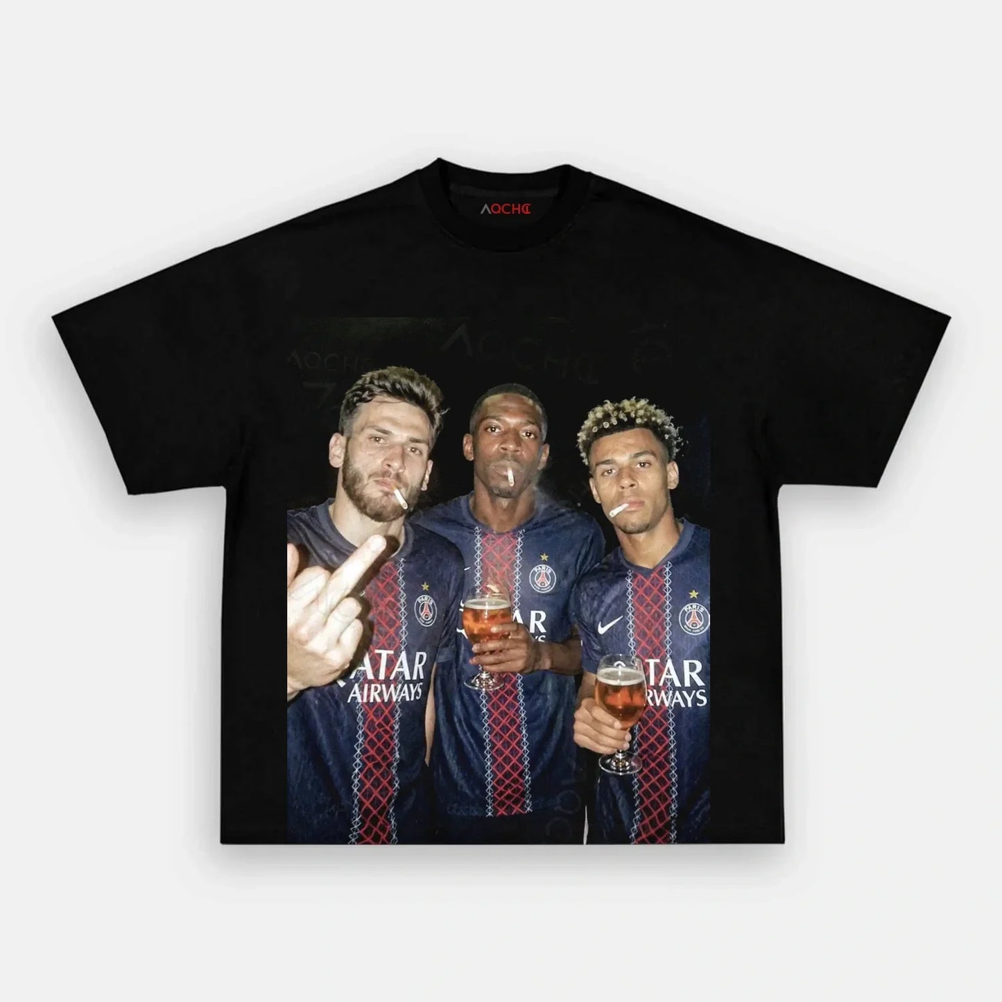 Khvicha Kvaratskhelia&Ousmane Dembélé&Désiré Doué 2026 Tee 1