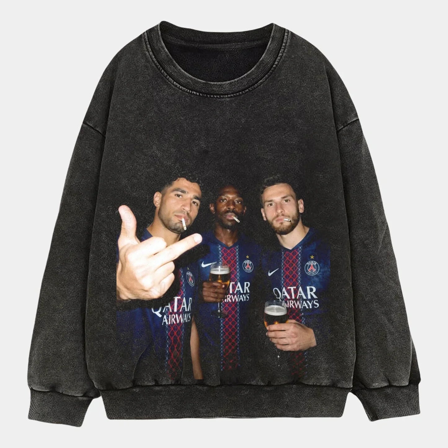 Achraf Hakimi&Ousmane Dembélé&Khvicha Kvaratskhelia 2026 Tee 1