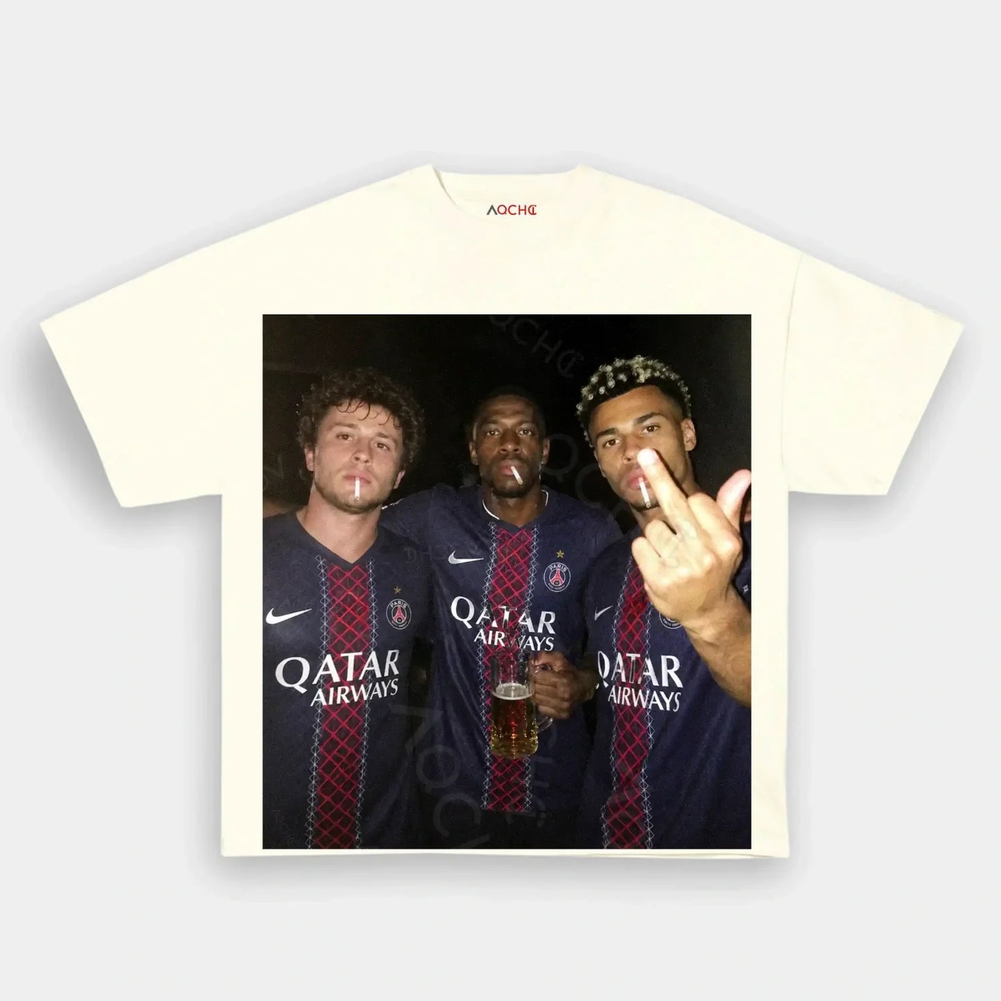 João Neves&Ousmane Dembélé&Désiré Doué 2026 Tee 1