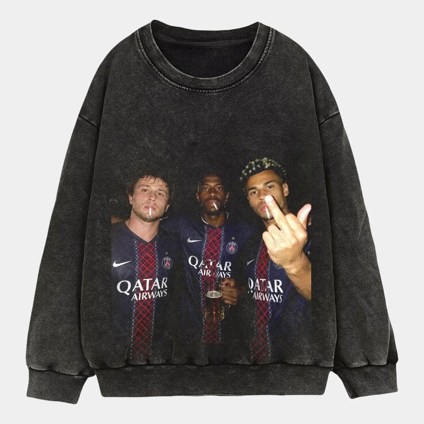 João Neves&Ousmane Dembélé&Désiré Doué 2026 Tee 1