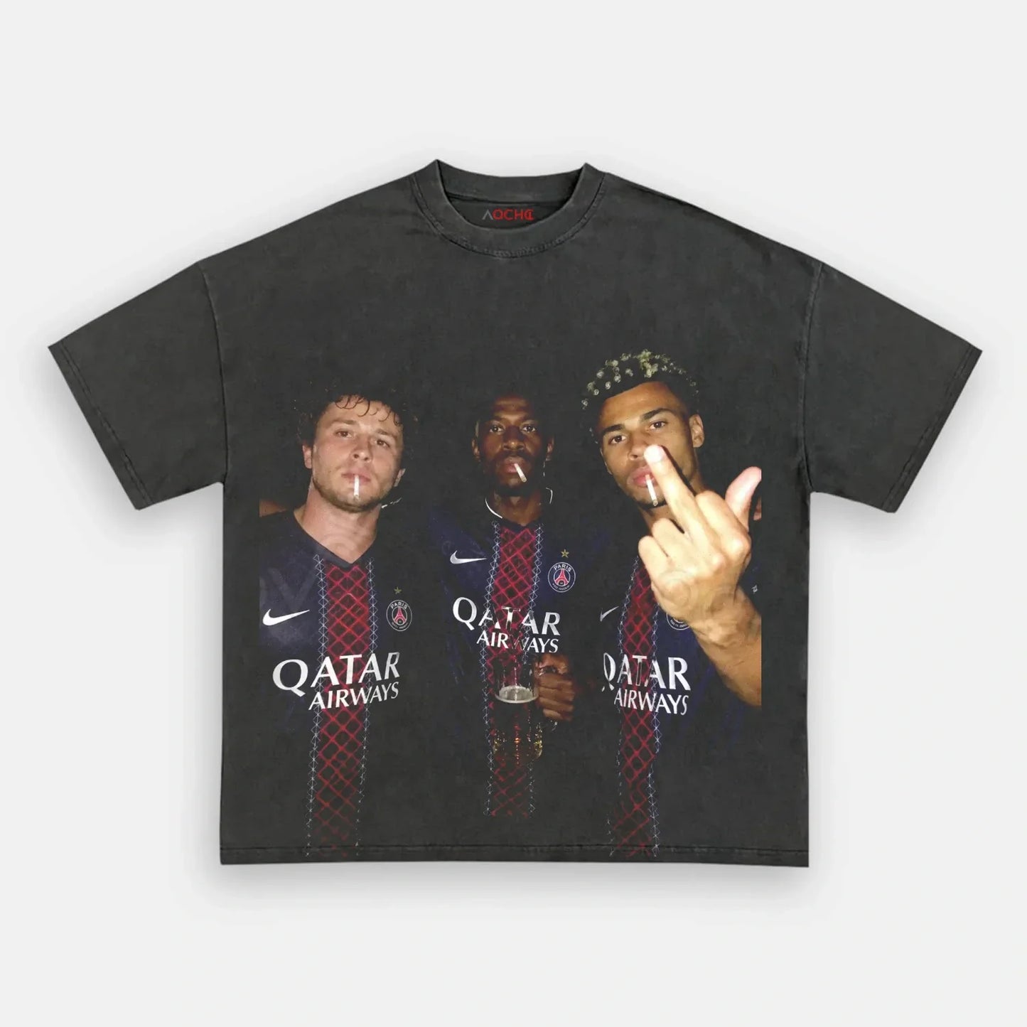 João Neves&Ousmane Dembélé&Désiré Doué 2026 Tee 1