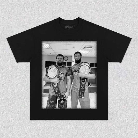 KHAMZAT CHIMAEV & VAGAEV ABUBAKAR TEE