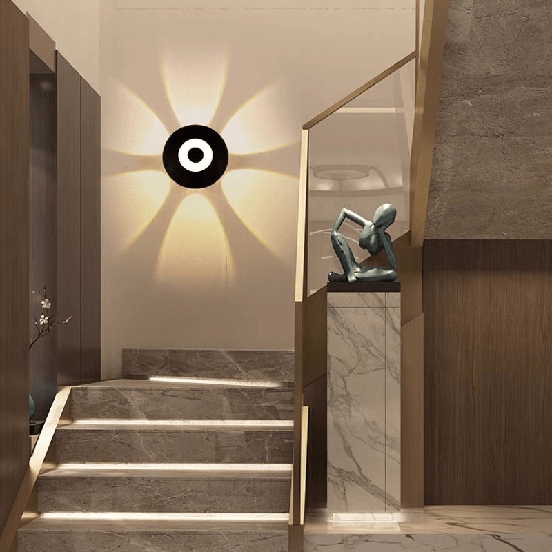 Mira LED Wall Sconce | Geometric, Weather-Resistant Outdoor Wall Light