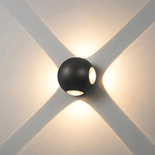 Mira LED Wall Sconce | Geometric, Weather-Resistant Outdoor Wall Light