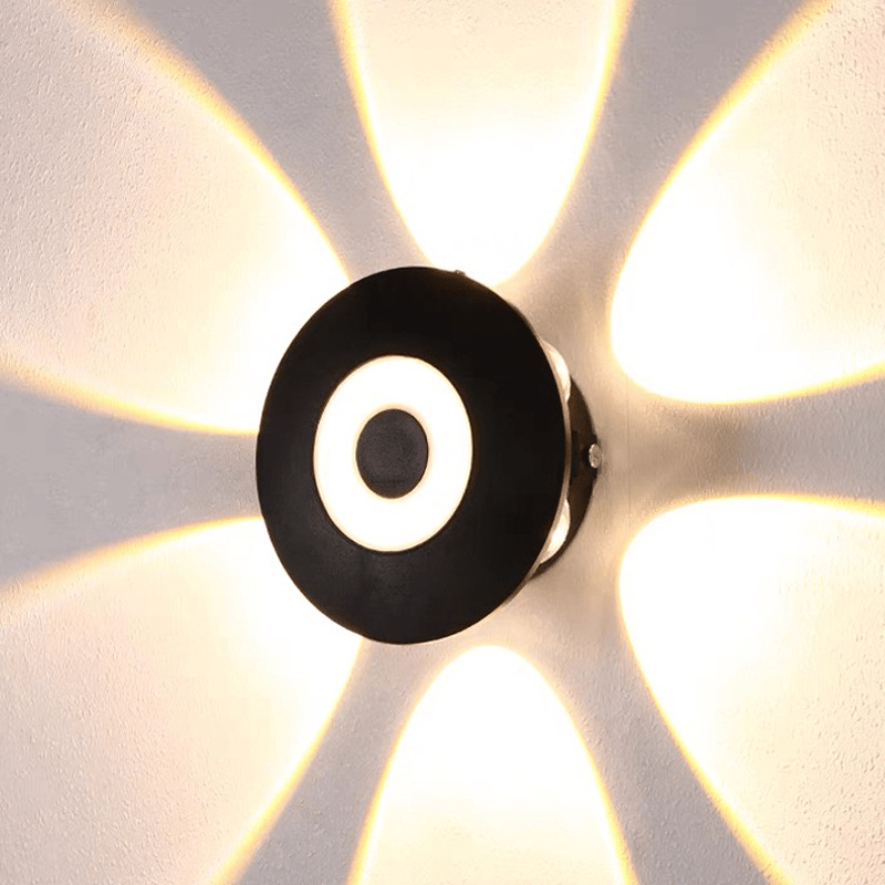Mira LED Wall Sconce | Geometric, Weather-Resistant Outdoor Wall Light