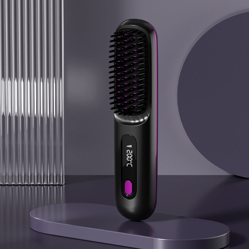⏰Hot Sale: 50% OFF💖Cordless Ceramic Heated Hair Straightening Comb