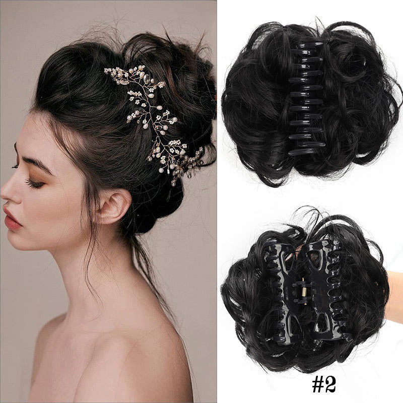 Claw Clip Wig for Natural Hair Bun
