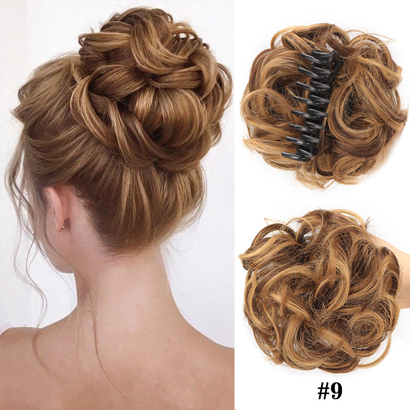 Claw Clip Wig for Natural Hair Bun