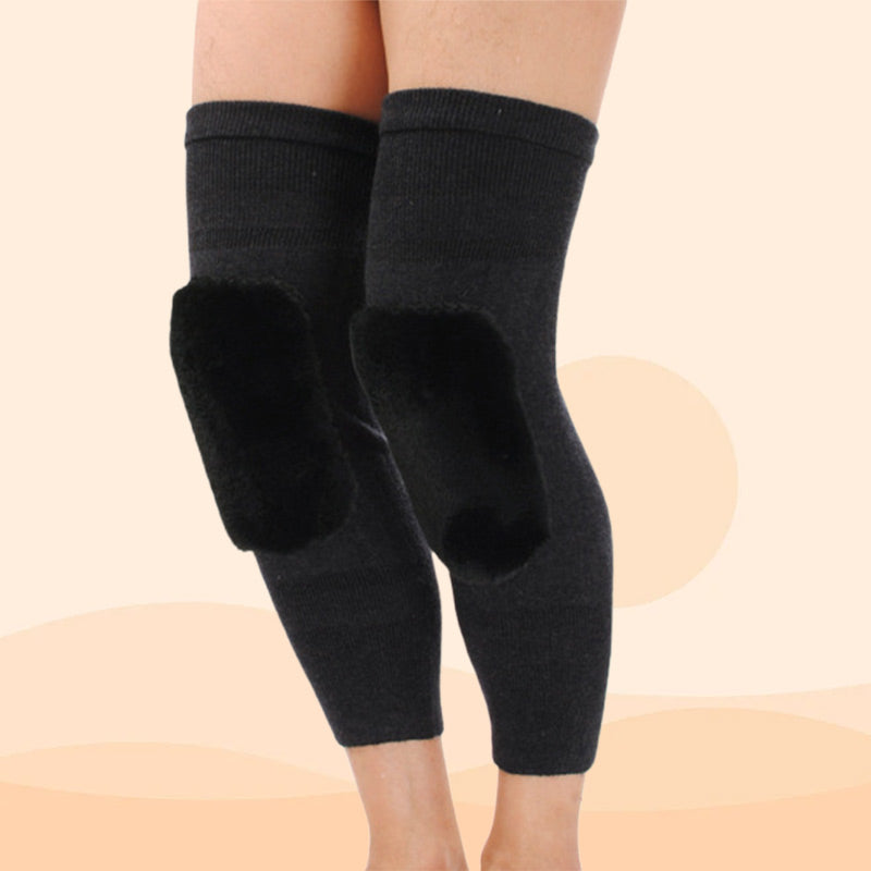 🔥Universal Cold Protection Thickened Faux Furred Knee Pads