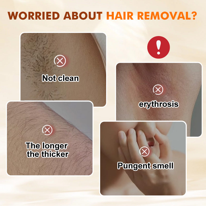 🧴52% OFF!🥰Versatile Aromatic Hair Removal Cream – Fast, Gentle & Fragrance-Infused for Silky Smooth Skin ✨