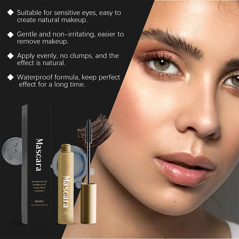 💕Natural Long Lasting Waterproof & Sweatproof Brown Mascara🎁