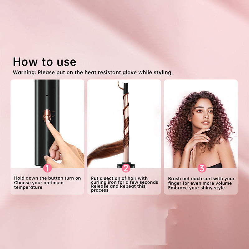 ✨3/8-Inch Wool Curl Ultra Fine Curler