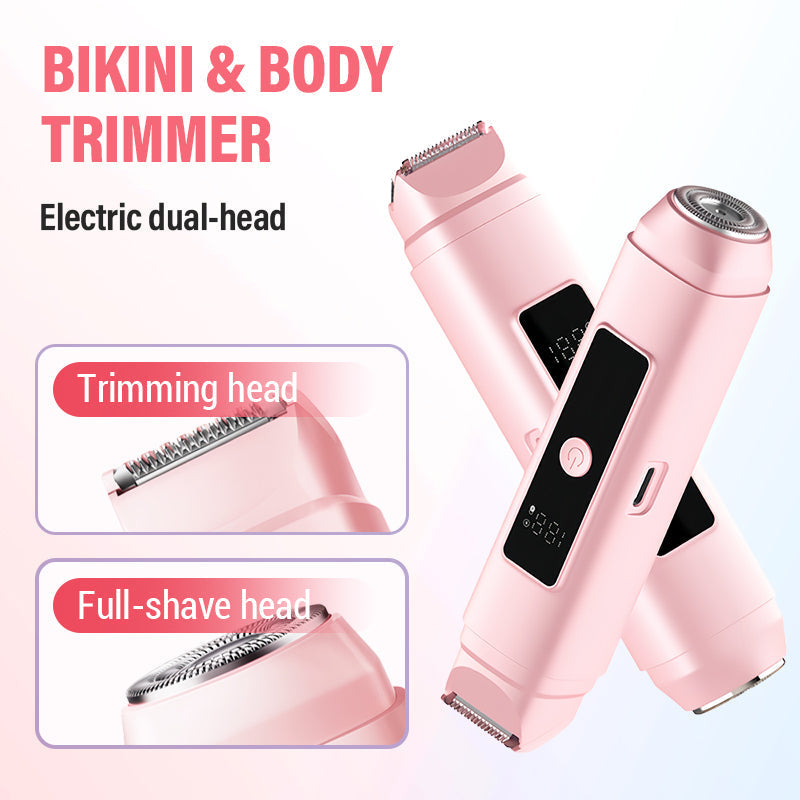 🔥HOT SALE! Electric Dual-Head Body Trimmer ✨ Painless Smooth Skin Anywhere!