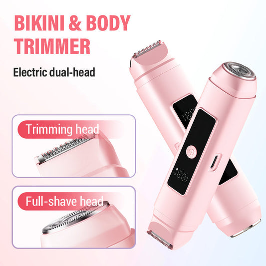🔥HOT SALE! Electric Dual-Head Body Trimmer ✨ Painless Smooth Skin Anywhere!