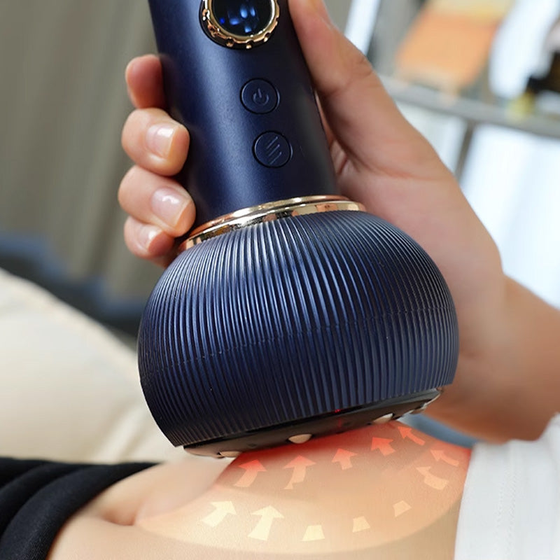 Electric Cupping Therapy Massager & Meridian Brush Set