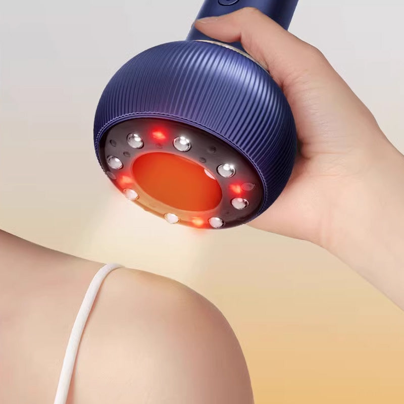 Electric Cupping Therapy Massager & Meridian Brush Set