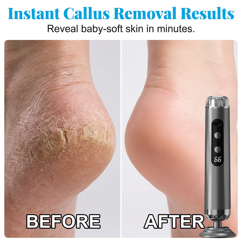 🥳27,000 RPM Electric Foot Renewal – 5 speeds, disposable pads. No scrubbing, salon smooth at home. 🦶✨