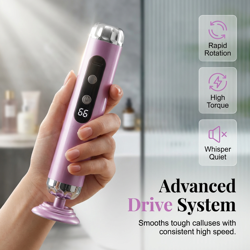 🥳27,000 RPM Electric Foot Renewal – 5 speeds, disposable pads. No scrubbing, salon smooth at home. 🦶✨